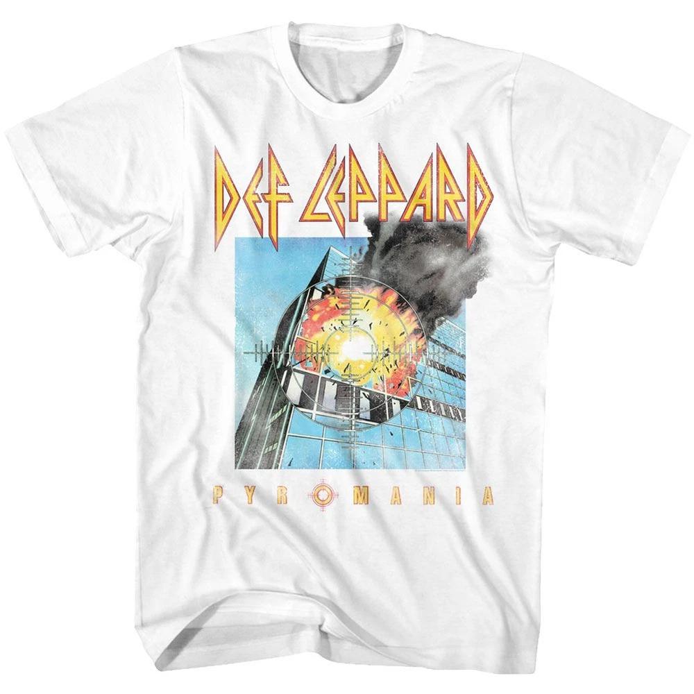 Def Leppard Faded Pyrounisexia Tshirt S