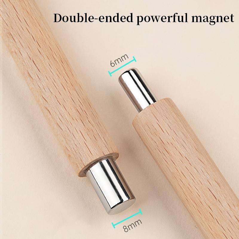 Doppelkopf-Magnetstifte für Katze Magnetisches Gel Starker Magnetstab Katzenmagnet für Nägel Magnetstift Malgel Maniküre-Werkzeug