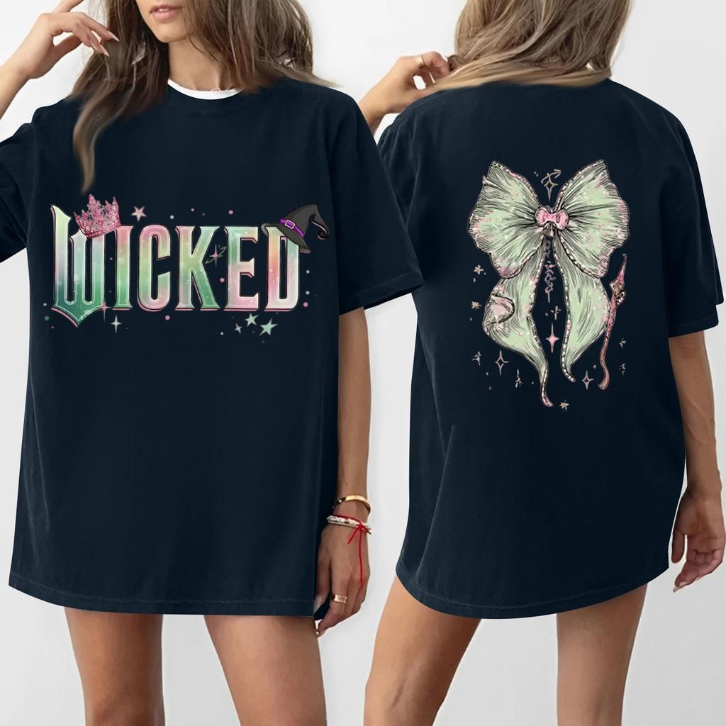 Women's Casual Fashion Round Neck Printed Short Sleeve T-Shirt Top