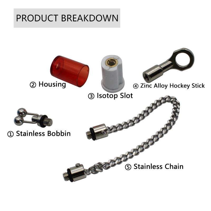 1PCS Karpfen Angeln Zubehör Köder Anzeige Swinger Spule Für Karpfen Angelrute Ende Ausrüstung Karpfen Fisch Terminal Tackle Werkzeuge