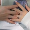 Couple Moebius Ring Set Minimalist Fashion Jewelry Girlfriend Anniversary Gift