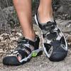 Summer Breathable Anti-skid Beach Shoes Outdoors Flats for Men Soft Sole Casual Sandals Leisure Walk Hollow Out Footwear Sandals