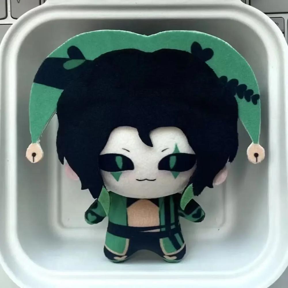 

10CM Mini Doll Compilations Anime Freak Circus Harlequin Plush Cosplay Cute Stuffed Doll Body Keychain Prop Fans Toys Xmas Gift