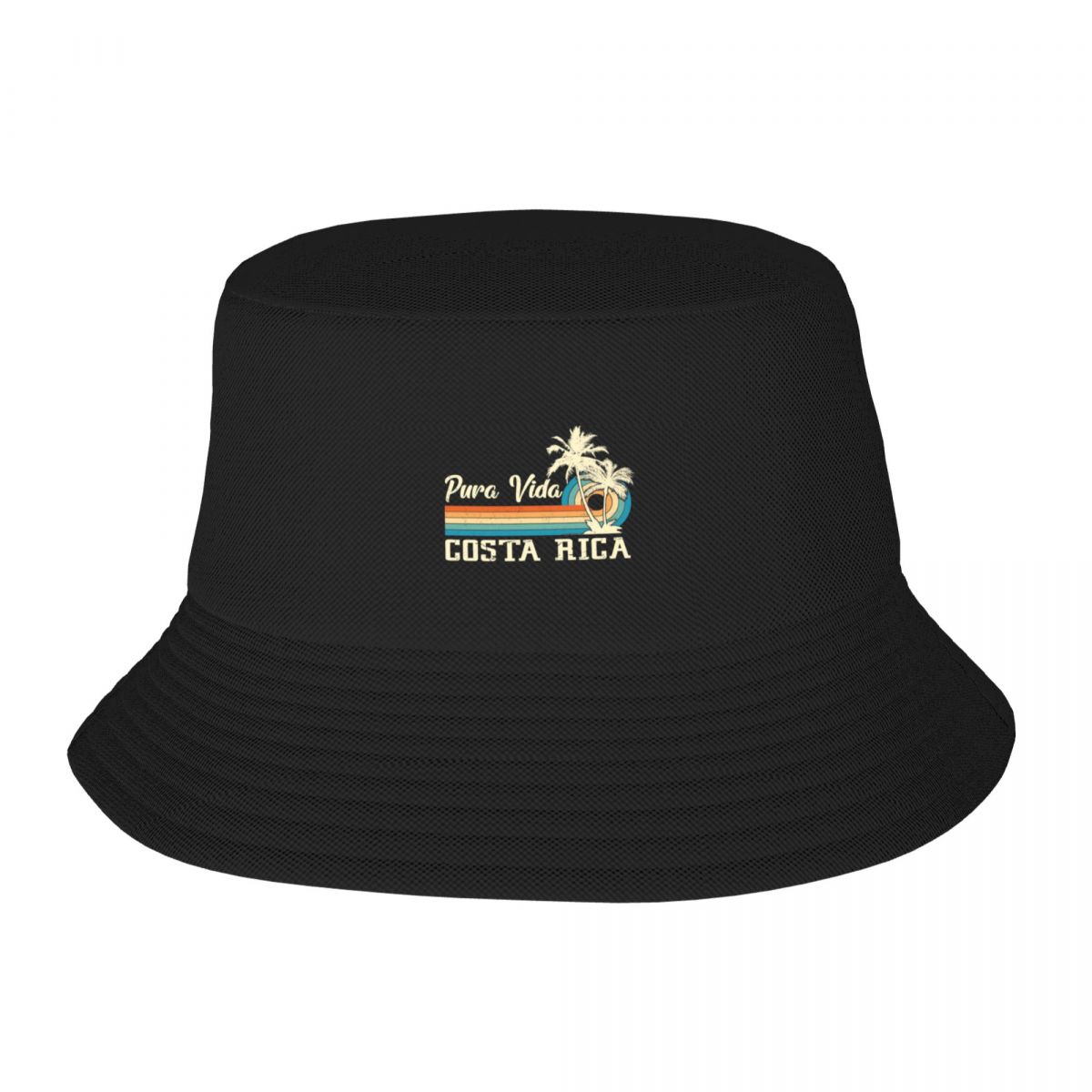 Pura Vida Costa Rica Shirt Retro Beach Vacation Shirt Souvenir Beach Bucket Hat birthday Luxury Women Cap Unisexs