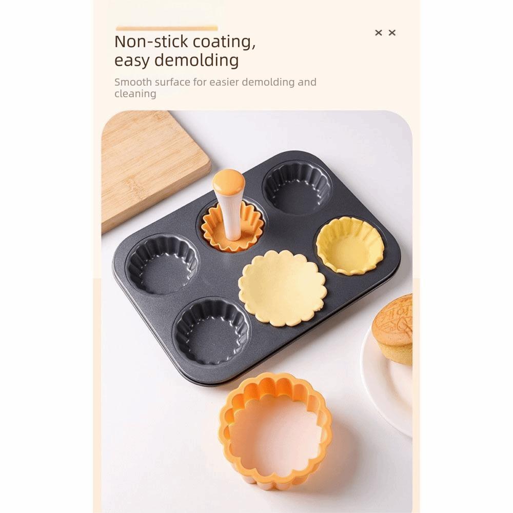 Non-Stick Tart Press Mold Set Dishwasher-Friendly Dessert Baking Molds Cake Molds Dessert Items
