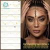 Gold Freckle Tattoo Stickers: Waterproof, Sweatproof, Long-lasting Party Face Makeup