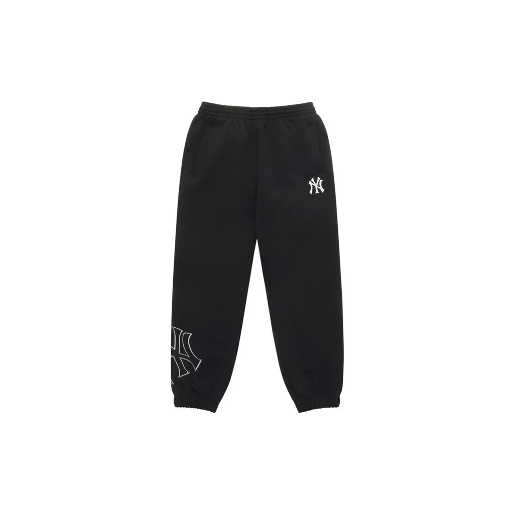 New MLB New York Yankees Basic Collection 25FW Knitted Sweatpants Unisex Standard 7APTB1154-50BKS