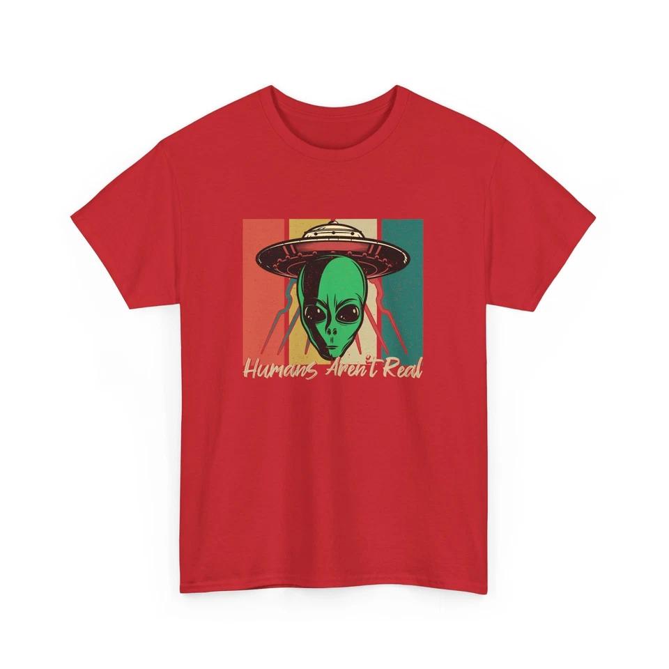 Alien Life T-Shirt | UFO Graphic Tee | Cool Sci-Fi Streetwear 5 L