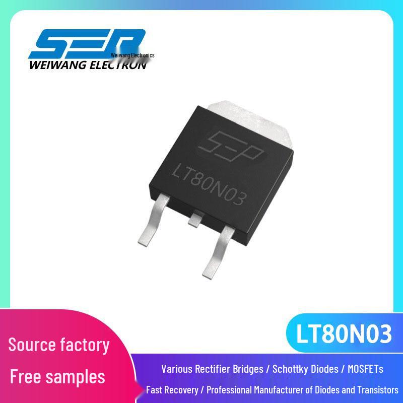 

SEP LT80N03 MOSFET TO-252 N-Channel 80A 30V