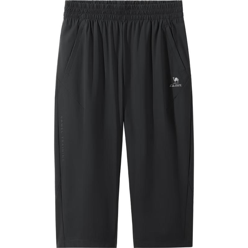 CAMEL Men s Ice-Feel Sun Protection Quick-Dry Straight Knit Capri Pants C15BY1L3023 2XL