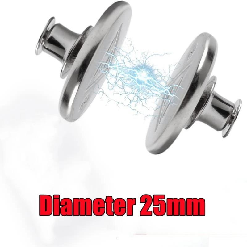 10-1Pair Curtain Magnetic Button Detachable Curtain Fix Fastener Clip Prevent Light Adjustment Window Screen Close Magnet Buckle