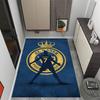Ronaldo Silhouette Al Nassr Logo Themed Antislip Durable Polyester Home Decorative Large Size Logo Design Durable Floor Mat For Living Room Restaurant