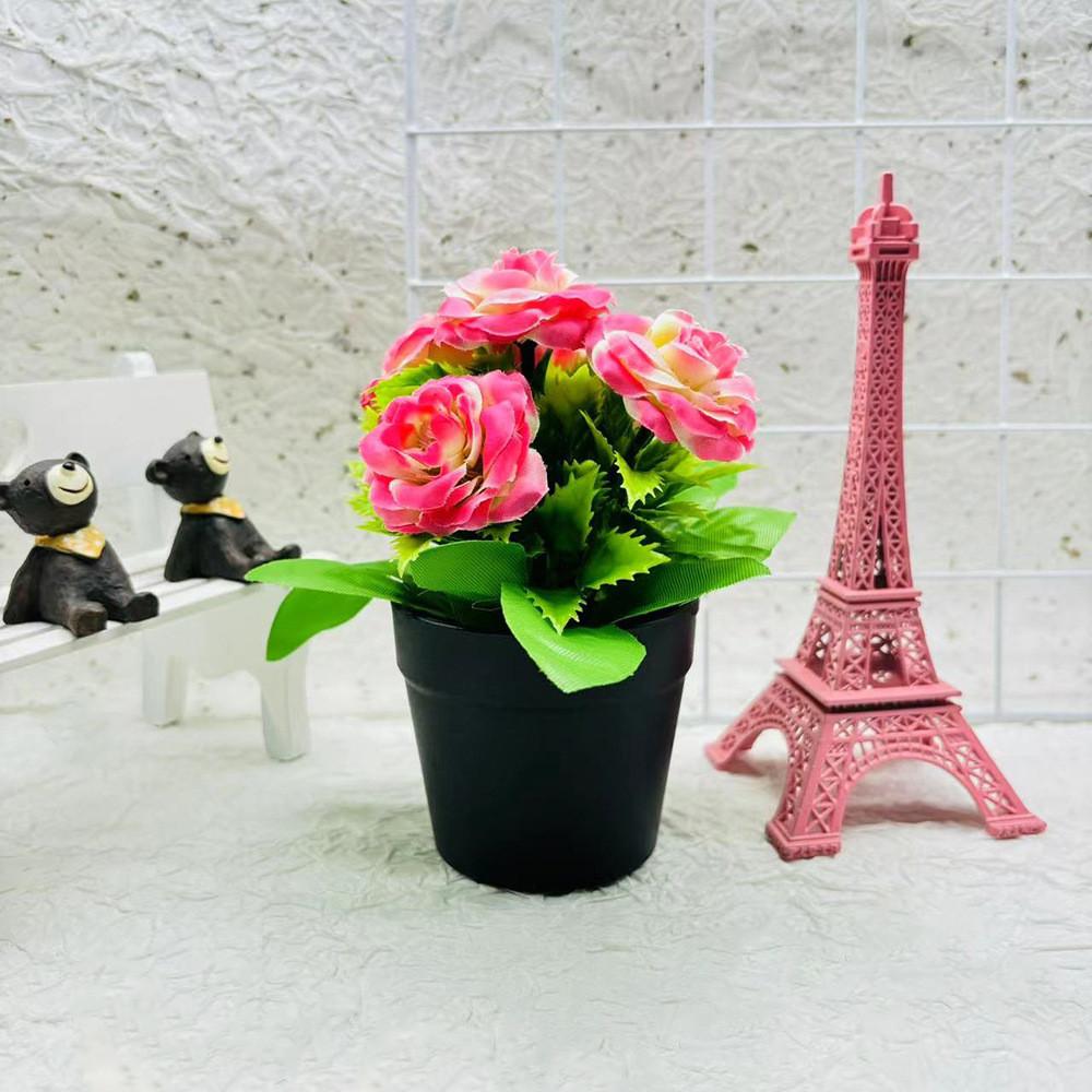 Bonsai Realistic Rose Room Decoration For Store Window Display And Events