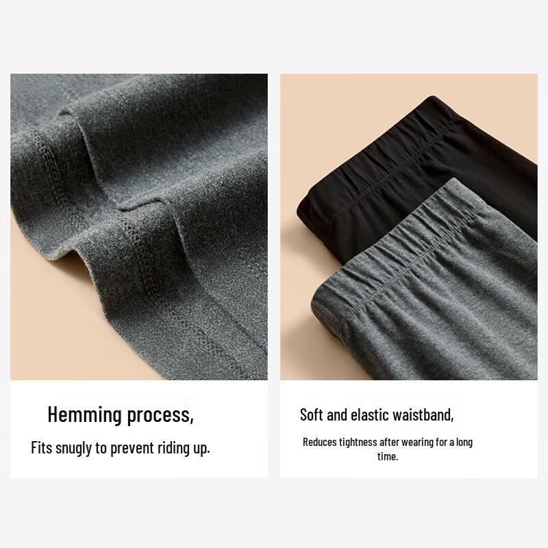 Septwolves Men's Round Neck Thermal Underwear Set