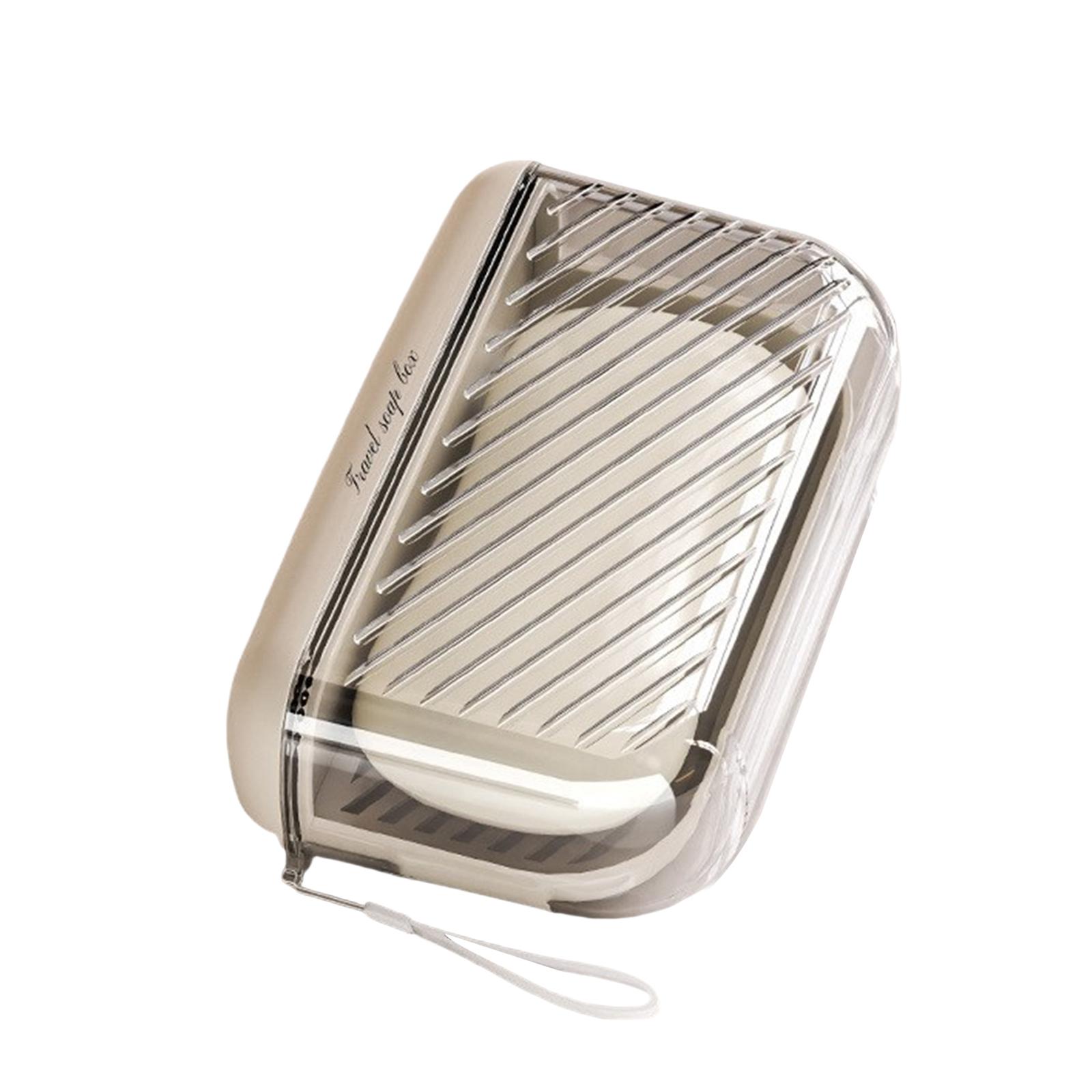 

Прочный водонепроницаемый контейнер для мыла сохраняет мыло сухим и чистым. Идеально подходит для отеля, кемпинга, спортзалов. Мыльница. света кофе