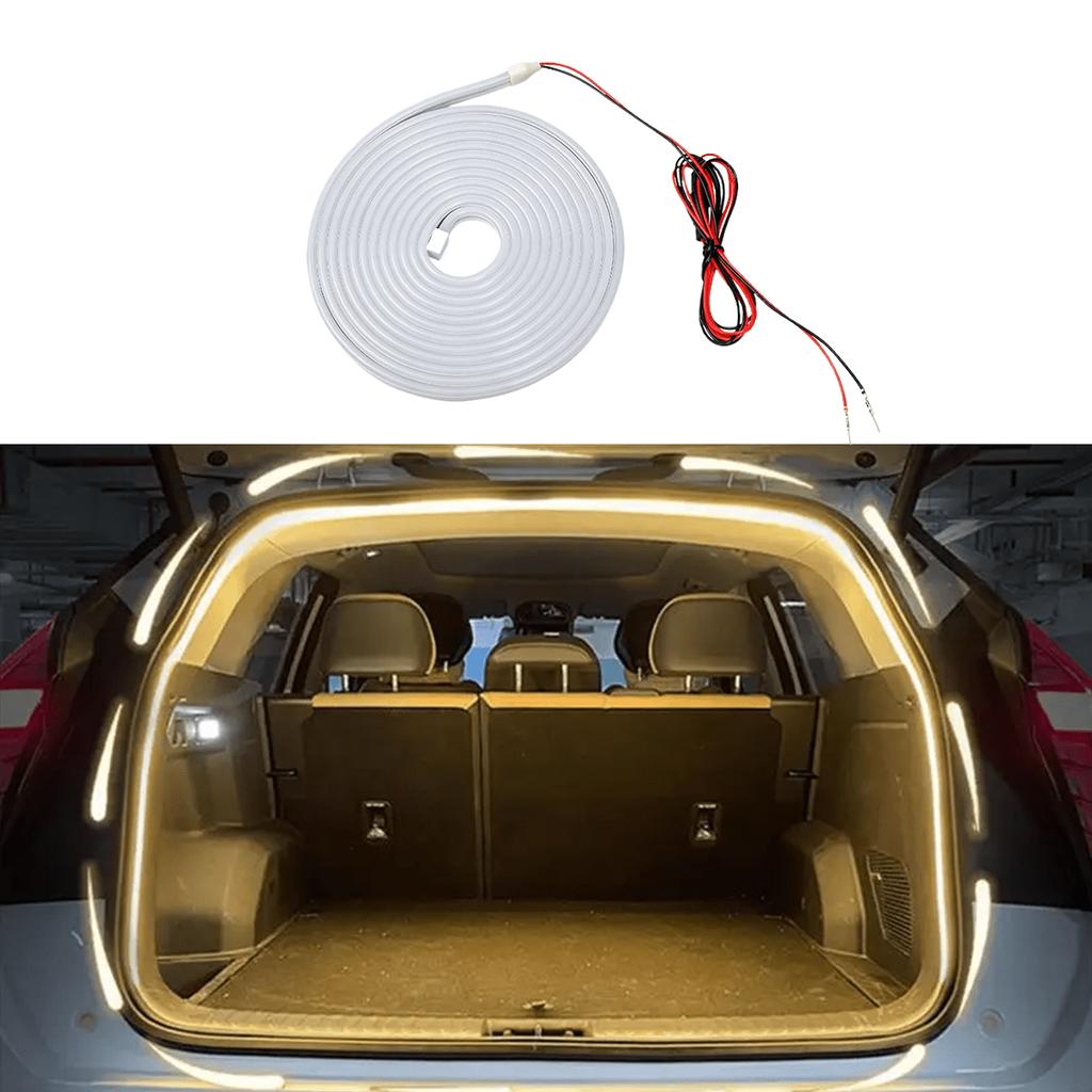 2m/4m Car Trunk Light Strip Flexible PVC Soft Led Light Strip Hidden Trunk Automatic Induction Lamp Universal for Suv/Mpv/Sedan