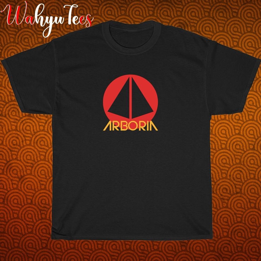 

Новый! Логотип Института Арбория Черный Серый Темно-синий Белый Размер S-5XL Унисекс Футболка M