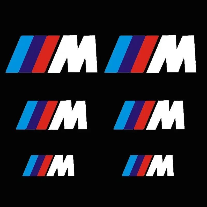 6Pcs Car Brake Caliper Vinyl Stickers Decor for M Logo X1 X4 X3 X5 X6 Z3 Z4 G30 G20 E36 E46 E90 E92 E60 E80 E34 F10 F30
