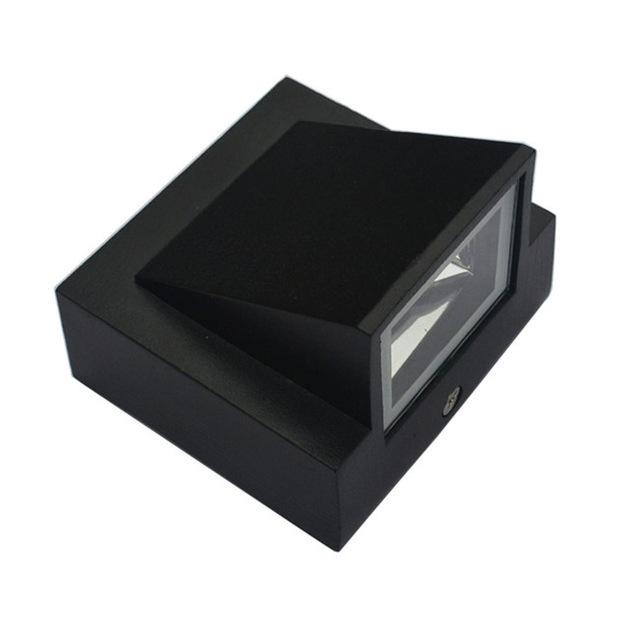 

JOYINLED 2PCS Black Outdoor Wall Light Waterproof LED Light Lamp Warm White for Entryway Gardens Pathways Side Outdoor Stairs 3000K