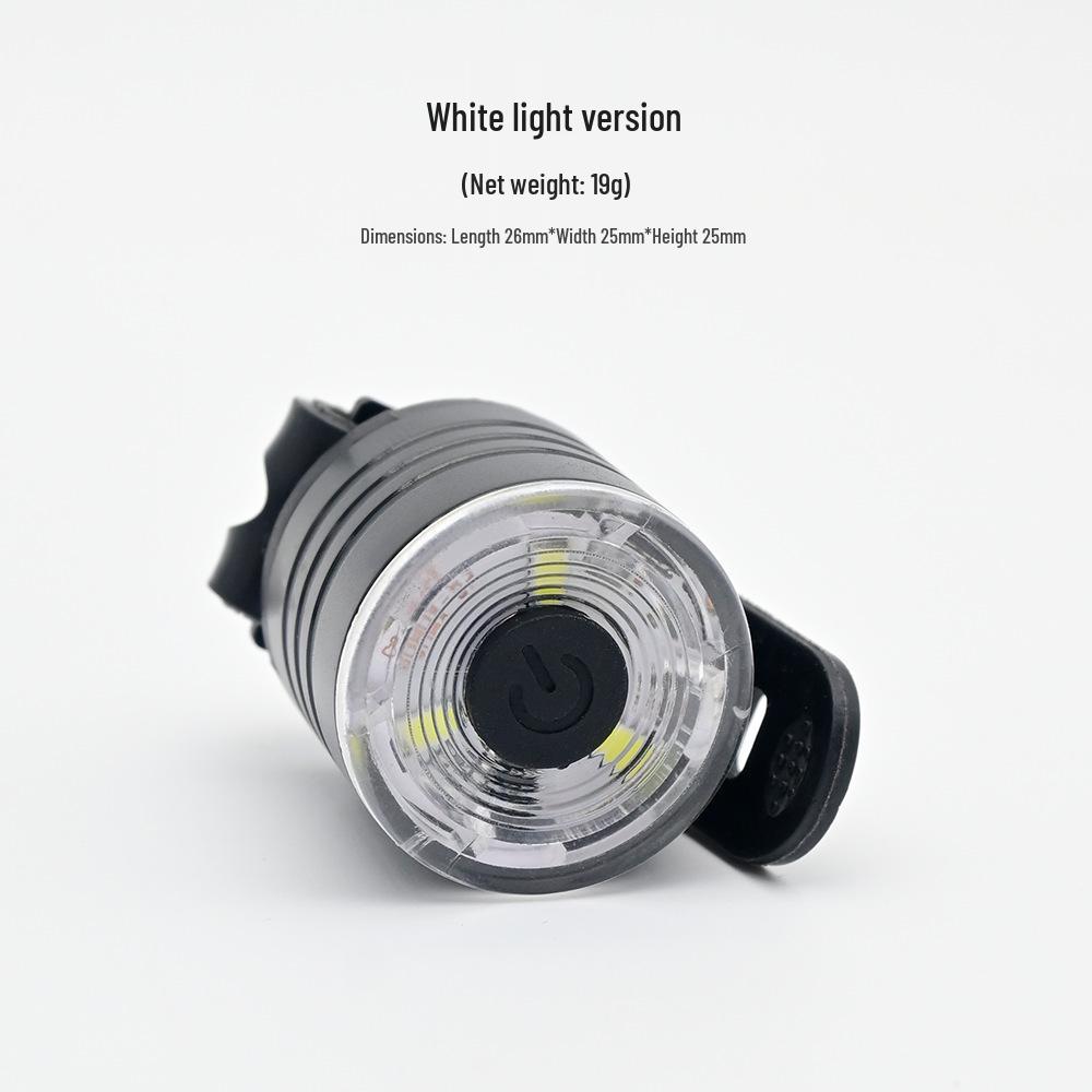 LED Bicycle Tail & Helmet Light - Outdoor Camping, Night Riding & Mountain Bike Warning Light, Aluminum Alloy Construction