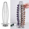 Metal Coffee Pod Holder 360° Rotatable Capsules Storage Organizer for Nespresso For Home Kitchen
