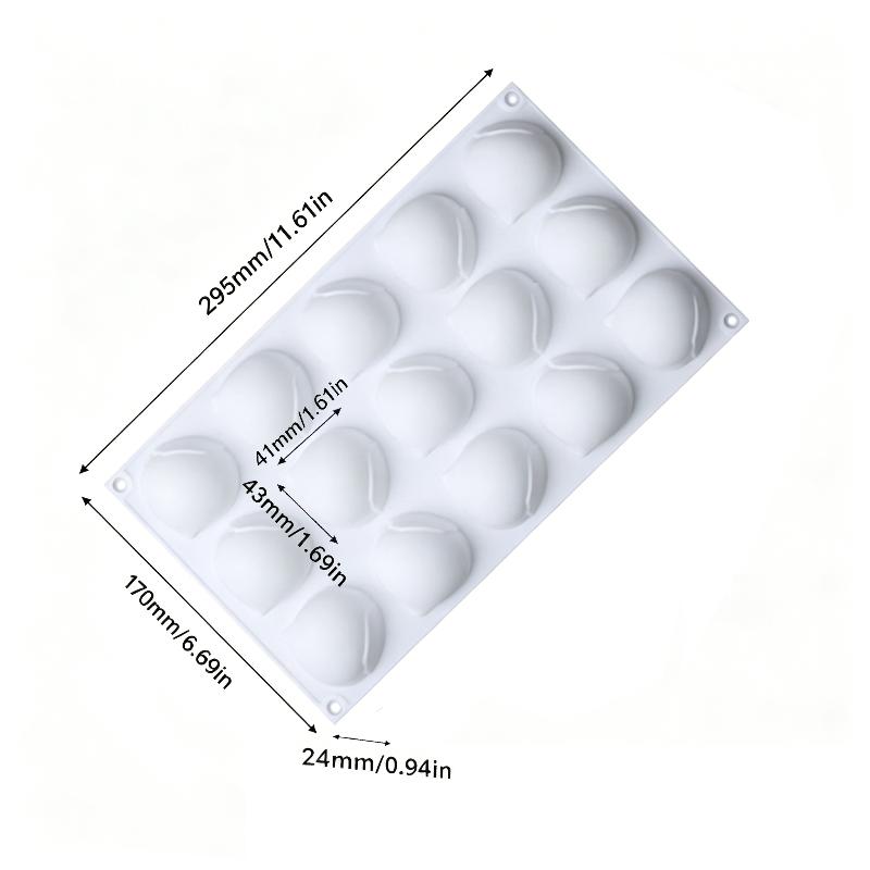 1PCS 15 Cavity Hazelnut Silicone Mold 3D Chestnut Mousse Mold Acorn Chocolate Mold Bakeware Mold Cake Decorating Tools