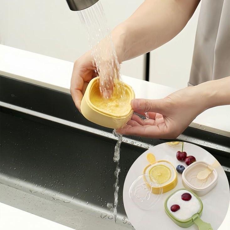 Kids' Cute Cheese Stick Popsicle & Ice Cream Mold Set