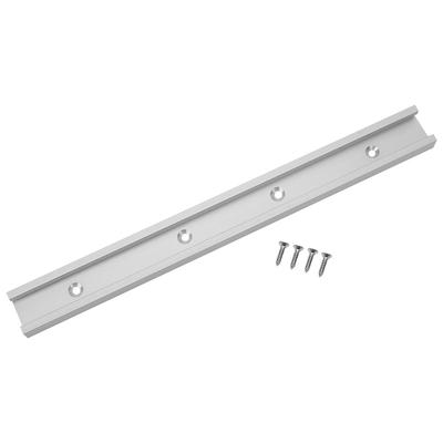 Aluminiumlegierung T-Nut Gehrungsschienenvorrichtung Nicht porös Rutsche Plattenvorrichtung Holzbearbeitungswerkzeug (600mm)