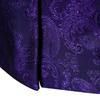 Men's Plus Size Court Style Dark Pattern Single Button Slim Fit Jacket
