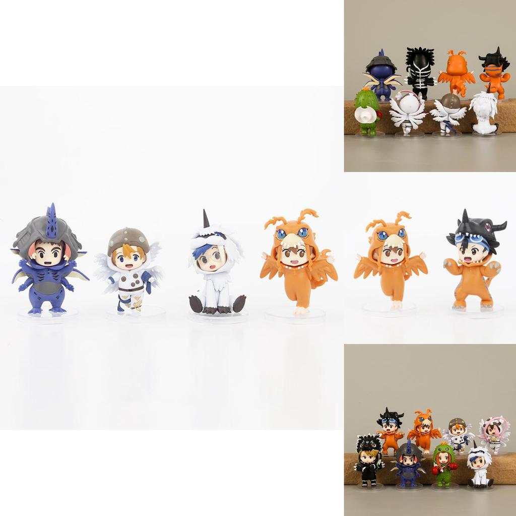 Exquisite Pvc Anime Figurines Digimon Taichi Yamato Sora Koushiro Mimi Collectible Set