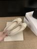 French bow shallow mouth single shoes women's shoes 2025 new spring and autumn retro gentle evening breeze flat beanie shoes