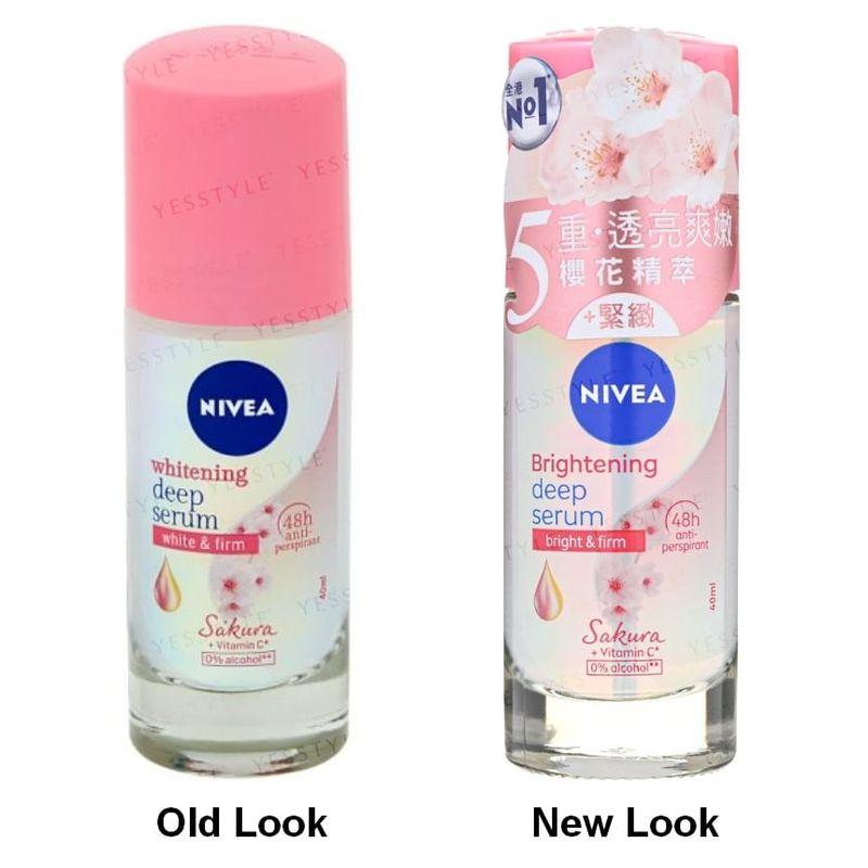 NIVEA - Brightening Deep Serum Sakura Roll On