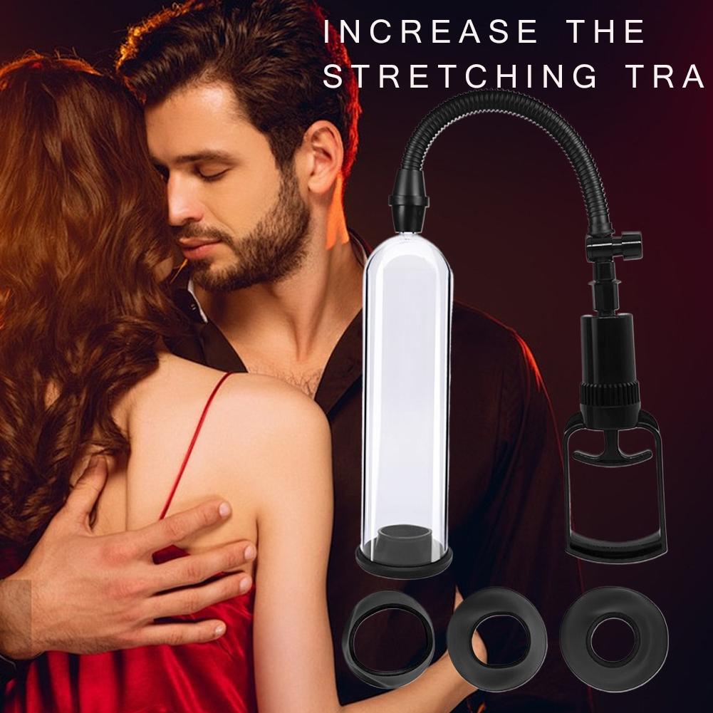 Assembly Penis Pump for Man Enlarger Vacuum Pump Male Masturbation Penile Extender Trainer Male Penis Pump Manual Penis Sex Toys