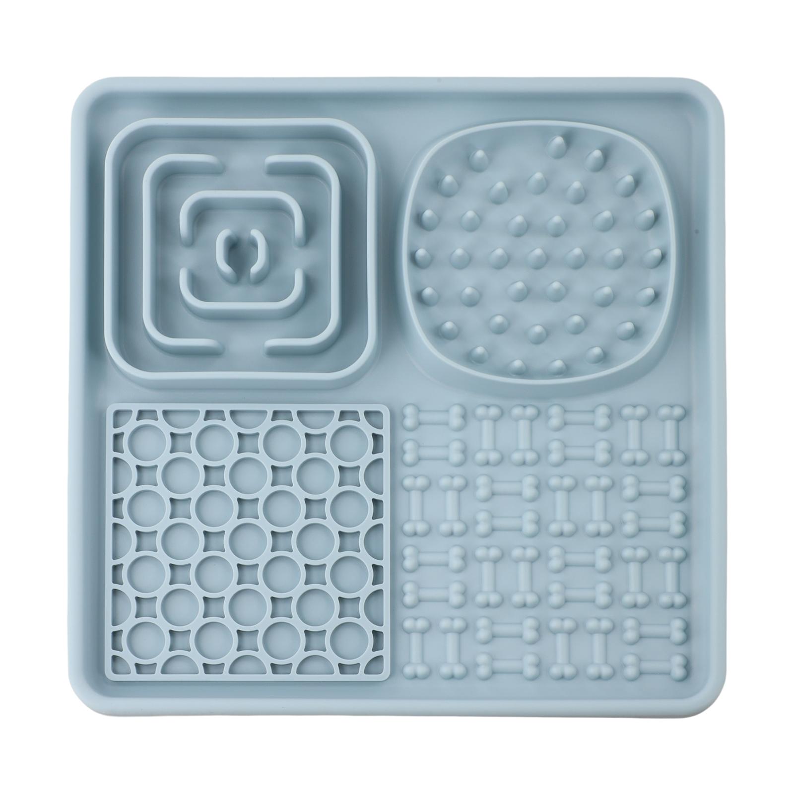 

Slow Feeding Pet Placemat with Anti Slip Suction Cup Perfect for Snacks and Treats Made of Safe Silicone Easy to Maintain синій