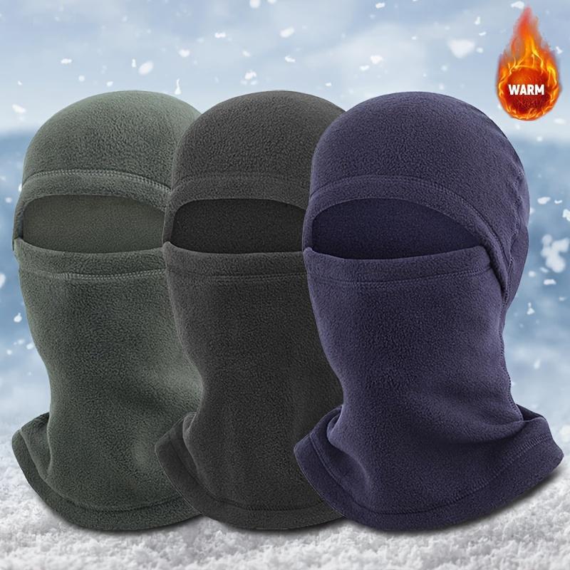 Pullover Cap Winter Warm Full Face Balaclava Neck Protection Integrated Sport Mask Outdoor Windproof Mountaineering Helmet Liner