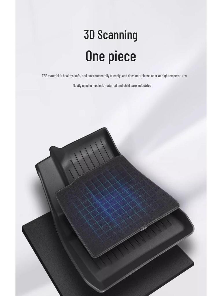 All-Inclusive Floor and Trunk Mats for Tesla Model 3/Y Refresh
