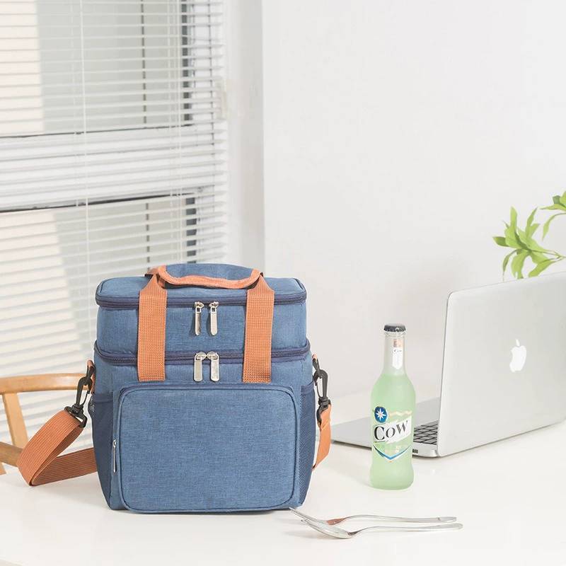 Portable Oxford Fabric Cooler Bag With Insulation And Water Injection For Outdoor Use