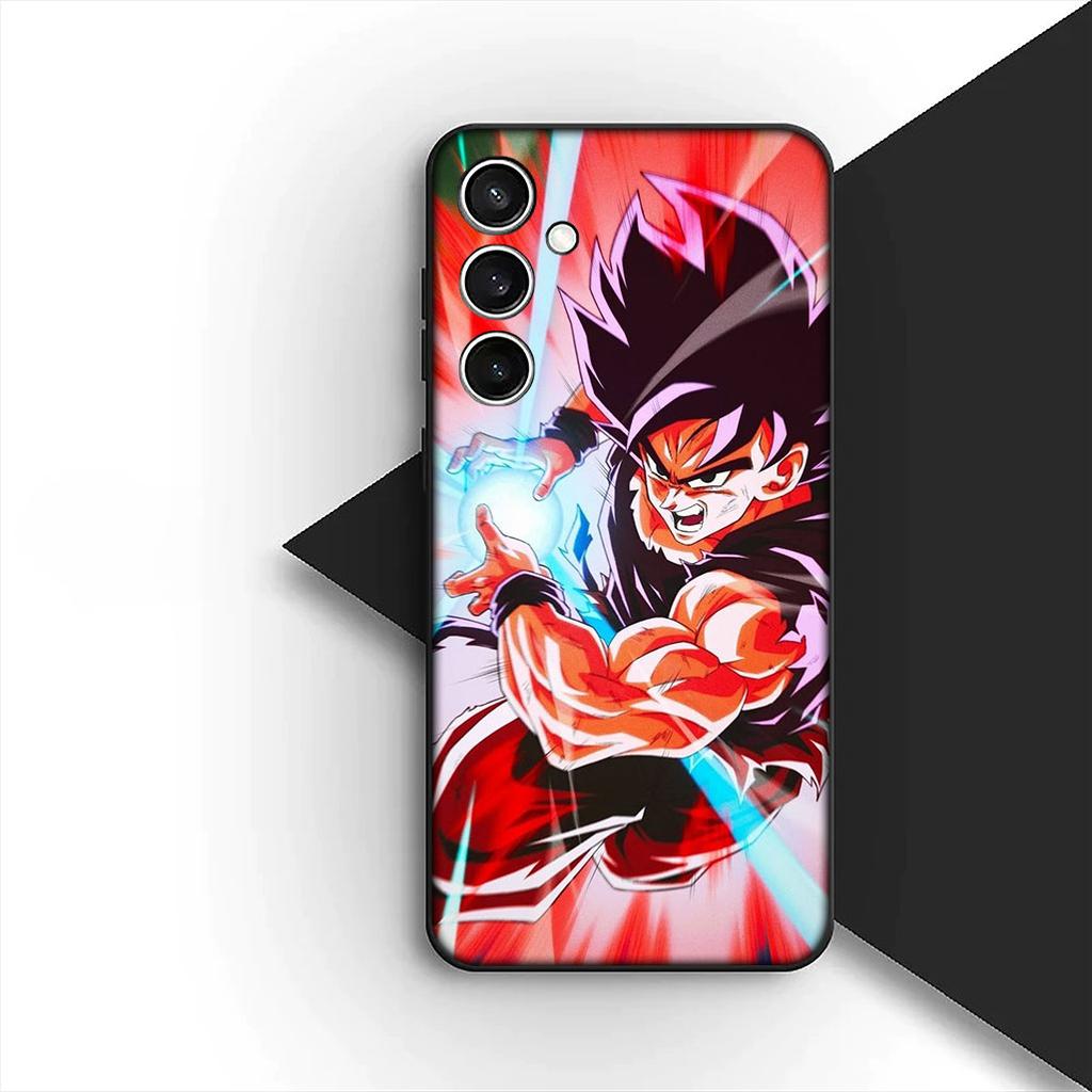 Cover for Samsung Galaxy S24 S25 S23 FE Ultra Plus S7 Edge S25+ S23+ A56 5G Phone Case Super Majin Buu Dragons Gokus Balls