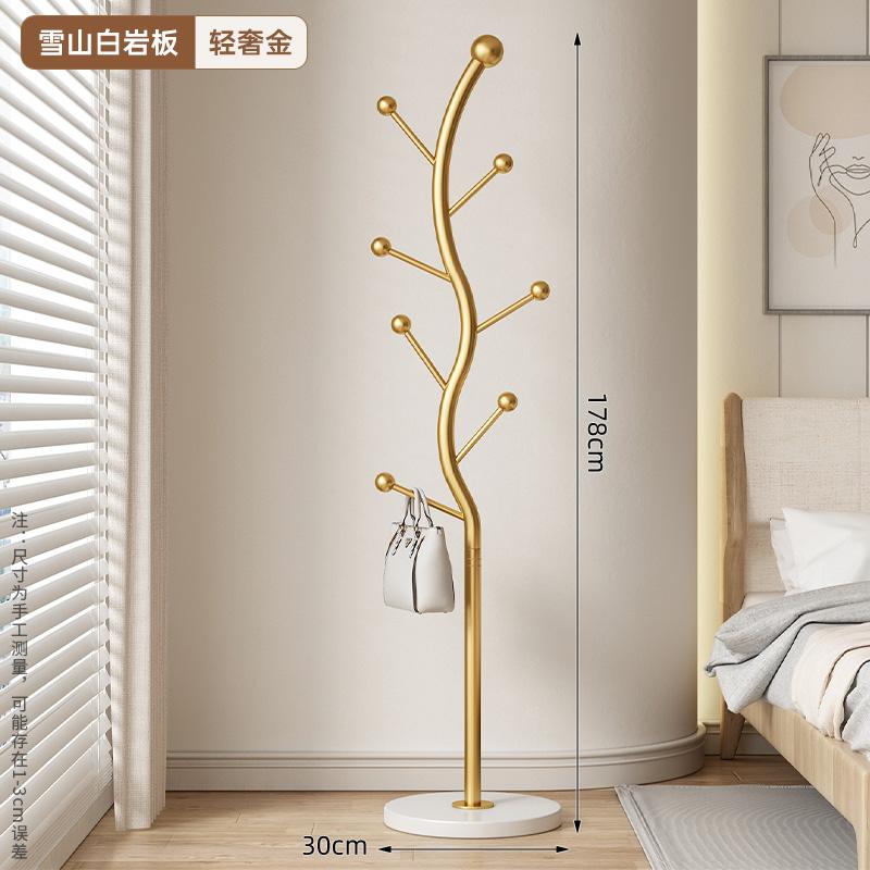 Nordic Style Iron Coat Rack Pure Color Living Room Bedroom Stand Up Closet Clothes Hanger Storage Organizer Popular Hat Rack