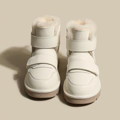 Northern Thickened Snow Boots for Women In Winter with Added Fleece New Waterproof Anti Slip and Warm Cotton Shoes for Women