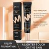 Ocheal 30g Crema Solare BB/CC SPF 50/PA+++ Crema Fondotinta Liquida per Viso Anti-Età Lunga Durata Copertura Totale Crema Cipria