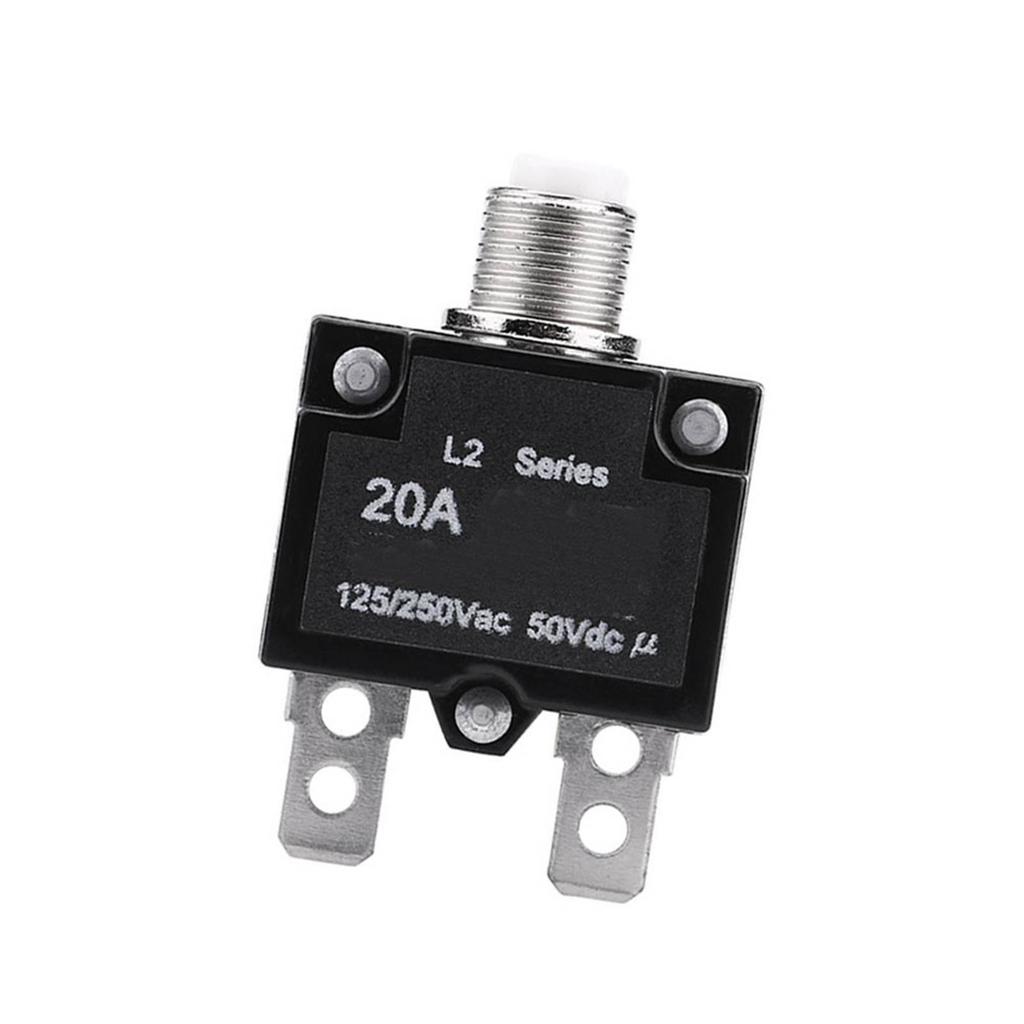 20A 125250V Rücksetzbarer thermischer Schalter Schutzschalter Überstrom Überlastschutz für Generator