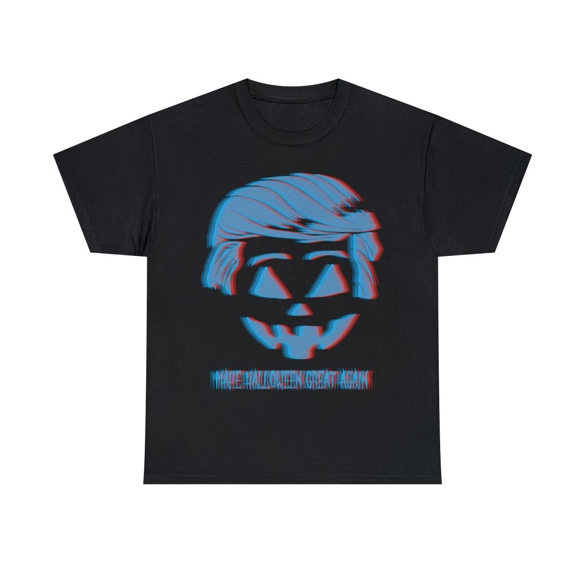 3D Trumpkin Make Halloween Great Again Graphic Tee Shirt, S-5XL L