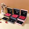 Exquisite Rose Soap Flower Jewelry & Storage Box: For Necklaces, Rings, Lipsticks