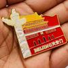 Beijing Tiananmen Square, Tourist Attraction, Shaped Refrigerator Sticker, Metal Gold-plated Commemorative Medal, Craft Magnet Commemorative Coin