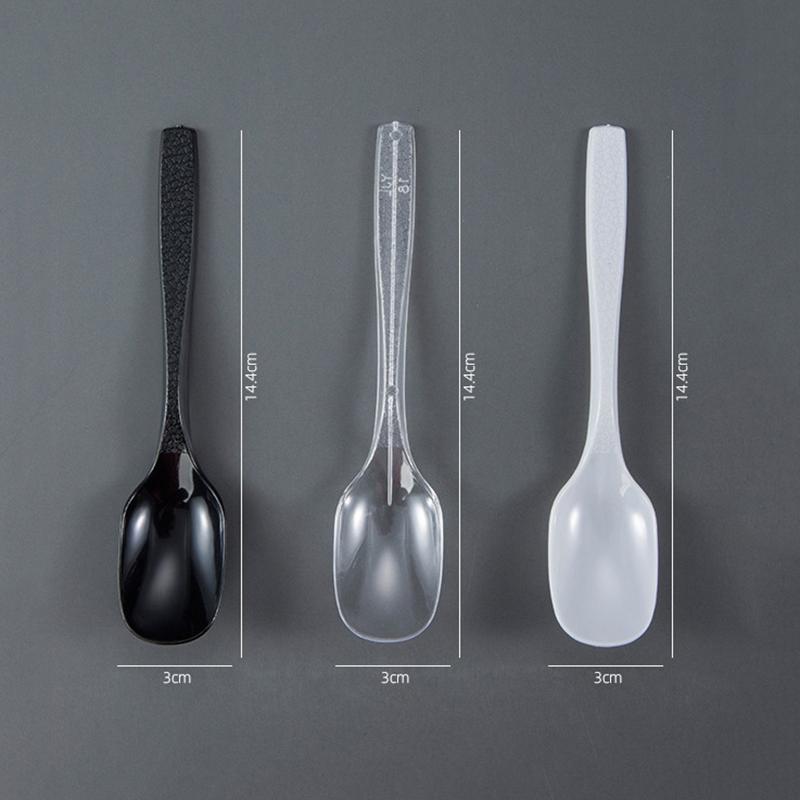 Mini Plastiklöffel Bestecklöffel für Gelee Eis Dessert Vorspeise Plastiklöffel für Partyzubehör
