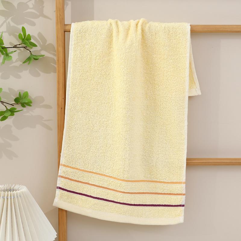 Pure Cotton Towel Household Plain Color Hand Towel Absorbent Adult Face Towel