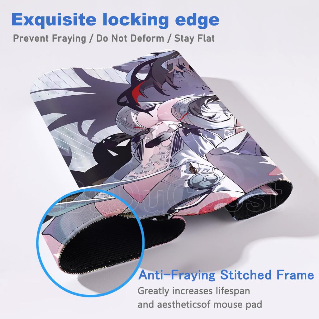 Zenless Zone Zero YeShunguang Mouse Pad ZZZ Game Laptop Mat Large Kawaii Anime Girls Ye Shunguang Mousepad PC Gaming Accessories