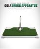 Indoor 360° Rotating Golf Hitting Mat & Swing Practice Trainer