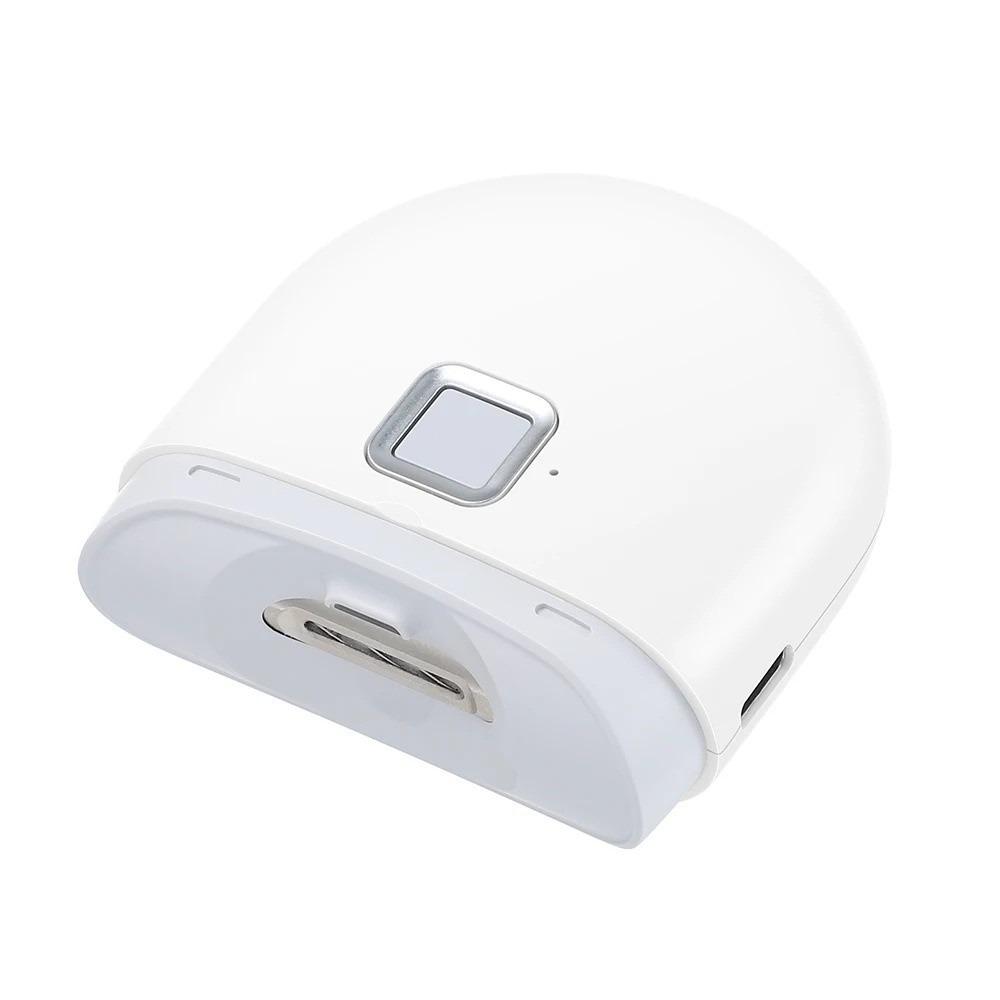

with LED Light Automatic Nail Trimmer Anti-Splash Manicure Tools Electric Nail Clipper Children білий